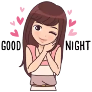 😊 emoji Good Night Telegram sticker 6 of 30