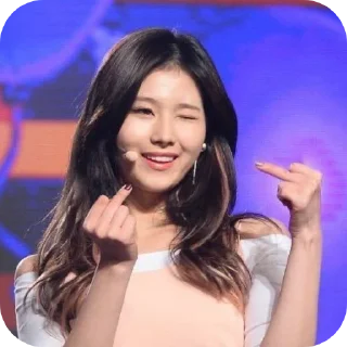 💇 emoji 💥SANA Reactions💥 ➡️@SANAI5LIF3 Telegram sticker 2 of 65