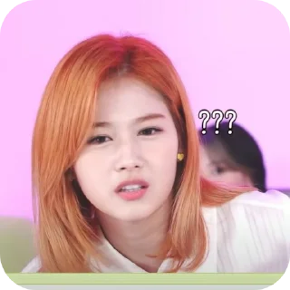 💇 emoji 💥SANA Reactions💥 ➡️@SANAI5LIF3 Telegram sticker 21 of 65