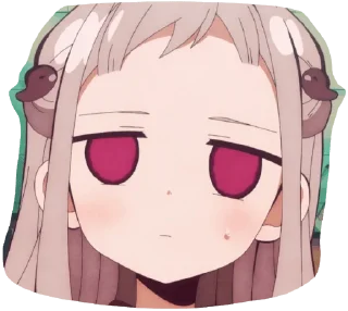 😑 emoji Toilet Bound Hanako-kun Telegram sticker 15 of 23