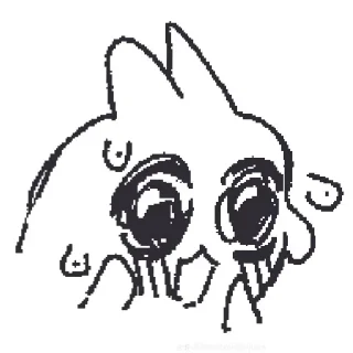 😄 emoji cat but he slowly becomes more deranged Telegram sticker 10 of 14