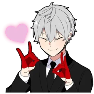 🥰 emoji Silent Boy Telegram sticker 19 of 38