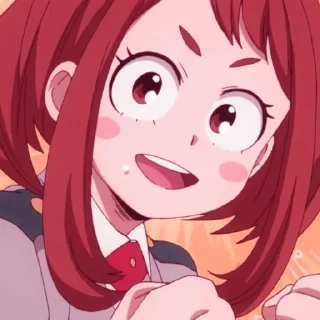 🎀 emoji Uraraka Ochako — @StickerAnimesp Telegram sticker 7 of 20
