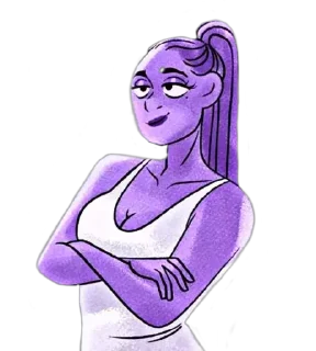 😏 emoji Lore Olympus @AnimeLibrary_Stickers Telegram sticker 12 of 22