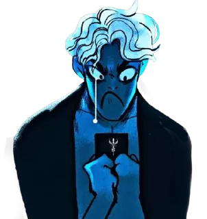 😞 emoji Lore Olympus @AnimeLibrary_Stickers Telegram sticker 17 of 22