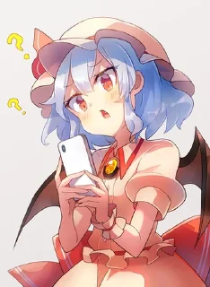 ❔ emoji 自用喵 @Nyarisu Telegram sticker 1 of 41