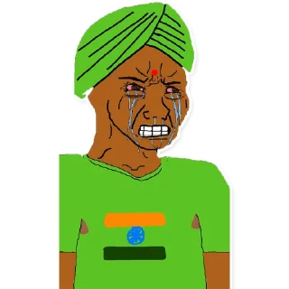 😭 emoji Pajeet Gulag Telegram sticker 7 of 17