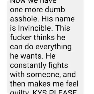 Sticker from Dumb pajeet invincible