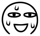 😅 emoji ARU Telegram sticker 17 of 55