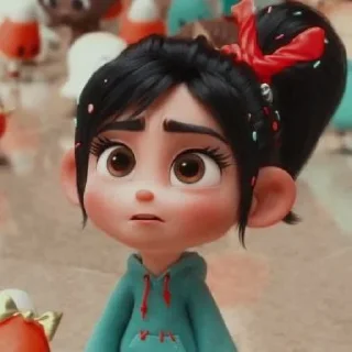 🥺 emoji @cutedona 🍭vanellope🍭 Telegram sticker 13 of 45