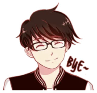 🤚 emoji That One Guy With Glasses Telegram sticker 6 of 40