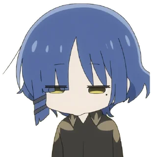 😪 emoji Bocchi the Rock! Telegram sticker 9 of 12