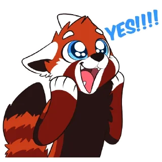 Sticker from Lucky Red Panda