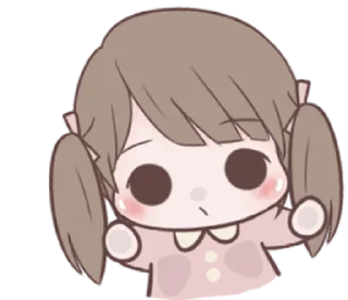 🤗 emoji chubby girl @noustiker Telegram sticker 7 of 81