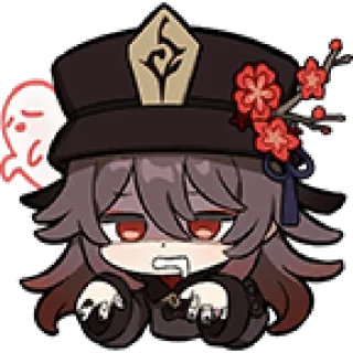 😈 emoji 胡桃 Telegram sticker 14 of 14