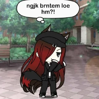 🤬 emoji Gacha lep😏 @ChwoiChoerry Telegram sticker 12 of 41