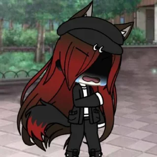 😭 emoji Gacha lep😏 @ChwoiChoerry Telegram sticker 14 of 41