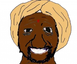 💩 emoji Pajeets @Wickers Telegram sticker 12 of 25
