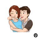 😆 emoji You & Me Telegram sticker 6 of 120