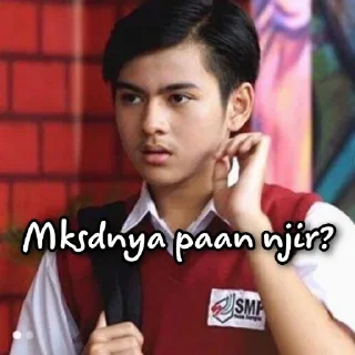 😕 emoji Joko meme @JISUNGTCDUH Telegram sticker 9 of 20