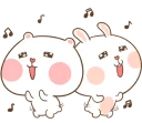 🐽 emoji Tuagom Puffy Rabbit By TORA JUNG Telegram sticker 18 of 76