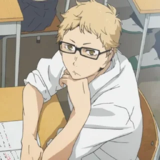 🏐 emoji tsukishima @jungoonity Telegram sticker 6 of 30