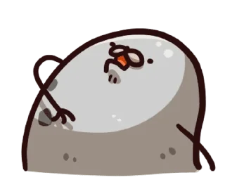 ☹️ emoji 海豹怪怪獸整合包1 Telegram sticker 8 of 80