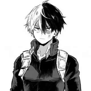 🌙 emoji [ Todoroki Shouto - Mαngα ] Telegram sticker 7 of 55