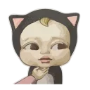 ✌ emoji 麵大大的sadayuki 🧸 Telegram sticker 6 of 30