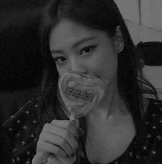 🌬 emoji jennie dark @tkljjeva Telegram sticker 9 of 14