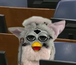 🎤 emoji Furby Power Telegram sticker 2 of 18