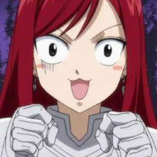 🪐 emoji Erza Scarlet➹By : @Relaynime Telegram sticker 18 of 25
