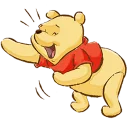 ☺️ emoji Pooh & Friends Telegram sticker 18 of 88