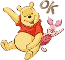 ☺️ emoji Pooh & Friends Telegram sticker 8 of 88