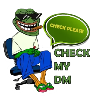😗 emoji Pepe troll Telegram sticker 1 of 9