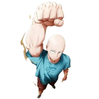 ✊ emoji OnePunchMan @stikerkyo Telegram sticker 18 of 79