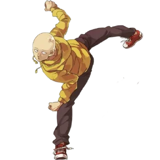 🦶 emoji OnePunchMan @stikerkyo Telegram sticker 12 of 79
