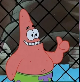 👍 emoji Patrick Telegram sticker 9 of 115