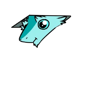 😶 emoji Lappie's sergal Telegram sticker 12 of 20