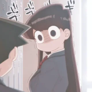 Sticker from Komi Shouko | @nanostickers