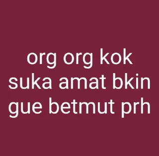 Sticker from males ketik? jawab pake stiker ajaa!!