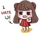 😡 emoji Baby Boo : Mumu [ Eng Ver. ] @bistic Telegram sticker 6 of 40