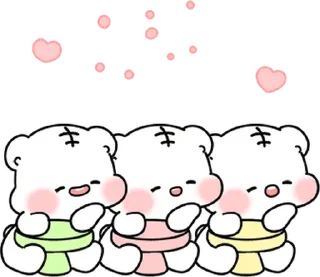 Sticker from The Terrible Fours Baby Pompom By @KakaoEmoticon