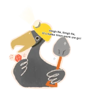 💎 emoji 鯨頭鸛 Shoebill Telegram sticker 17 of 50