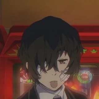 😂 emoji DAZAI - SAN BY @realstrawhat Telegram sticker 18 of 47