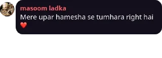 ☺️ emoji Masoom ladka is not masoom Telegram sticker 17 of 33