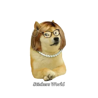 🤓 emoji @stickersworld_offl Cheems Stickers Telegram sticker 12 of 18