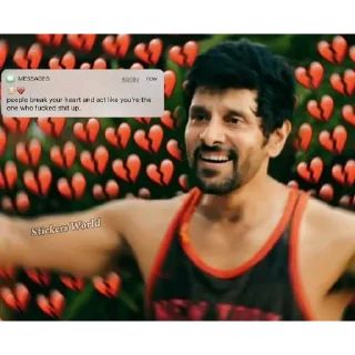 Sticker from @StickersWorld_Offl Sad Stickers