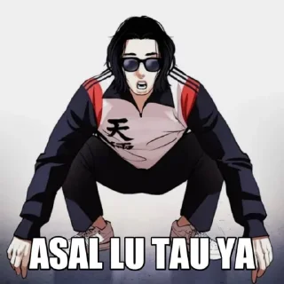 Sticker from Manhwa meme