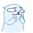 🥶 emoji Colored Cats - @istkr Telegram sticker 9 of 30